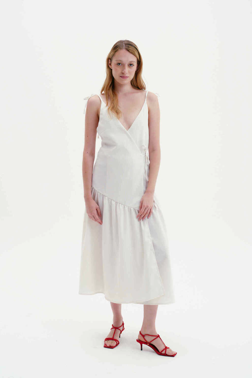 Vestido Salve Lino Blanco thumbnail 3