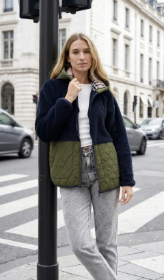CAMPERA ALINA azul/ verde en internet