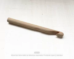 Agujas crochet de madera - Medianas