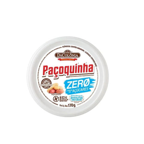 PAÇOCA ROLHA - ZERO AÇUCAR - 170G DA COLONIA