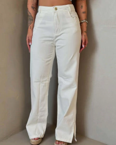 Calça Wide Leg Sarja Ref 122024 - loja online