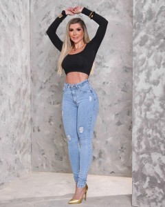 Calça Feminina Jeans Ref 1462024