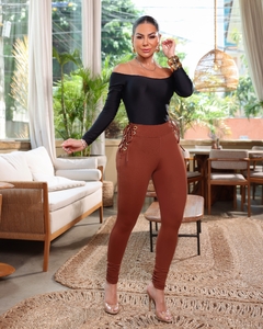 Calça legging Ref 032025 - Preta Madá Jeans
