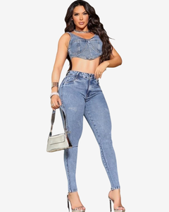 Calça Cintura Alta Ref 082025 - comprar online