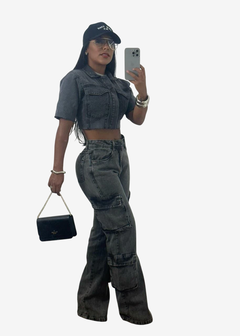 Look Calça bolso cargo Ref 712025 - comprar online