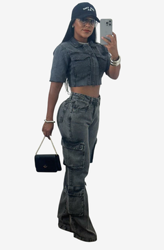 Look Calça bolso cargo Ref 712025 na internet