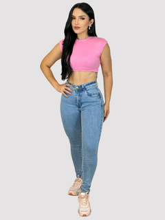 Calça basica clara Ref 2132025 - Preta Madá Jeans