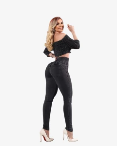 Calça Modeladora Jeans Ref 0812024 na internet