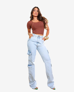 Calça Wide Leg Ref 902025 - loja online