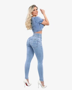 Calça modeladora Ref 782024 - Preta Madá Jeans