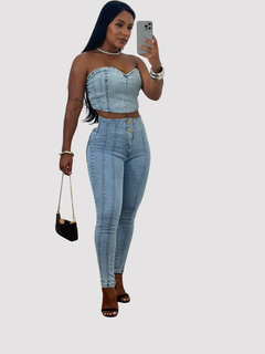 Calça Feminina Jeans Ref 8872024 - comprar online