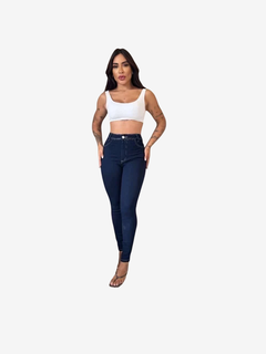 Calça basica escura Ref 1112025 - Preta Madá Jeans