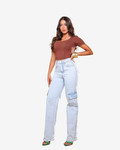 Imagem do Calça Wide Leg Ref 902025