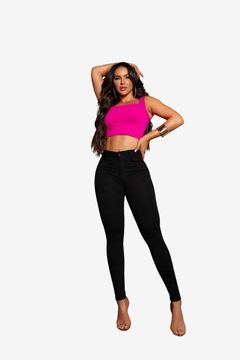 Calça Preta Jeans Ref 522025 - Preta Madá Jeans