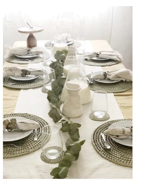 Individuales de palma trenzada - comprar online