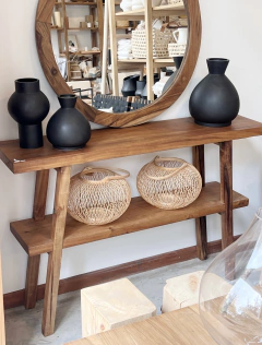 Consola doble laurel