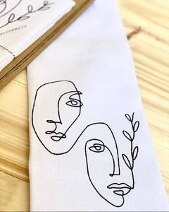 Guest Towel Art Faces