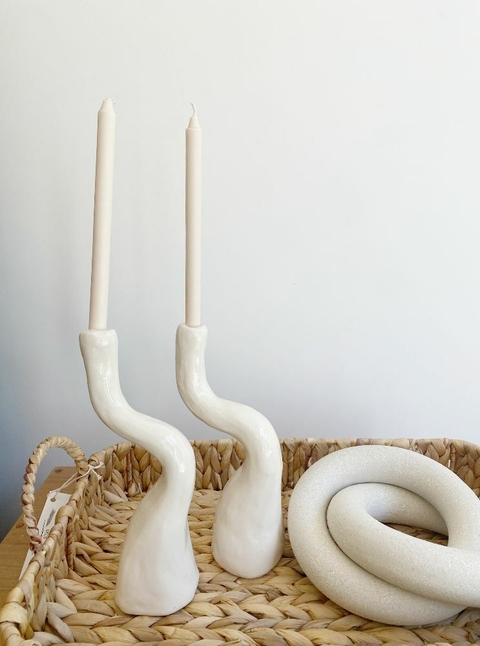 Candelabro Cerámica