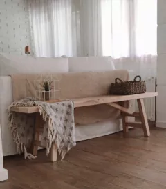 Banco Rústico Largo en internet