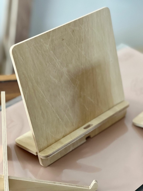Soporte Tablet Madera