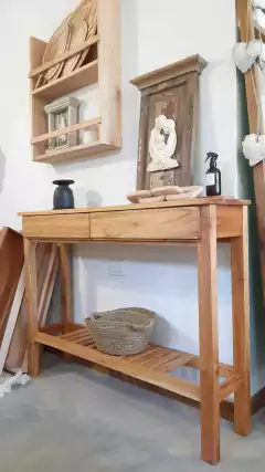 Consola con cajones recta paraíso 1.20 - comprar online