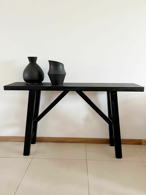 Consola rustica black