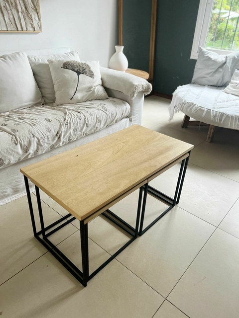 Set mesas candace natural - comprar online
