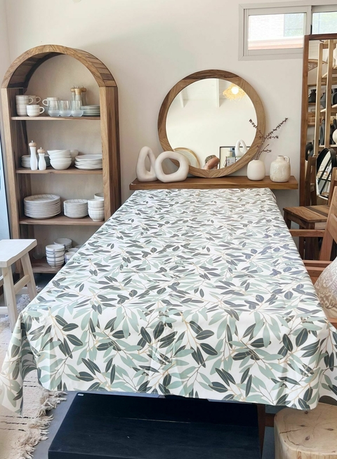 Mantel Eco cuero - Eucalipto