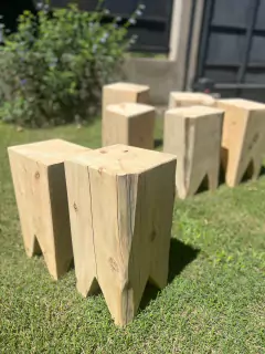 Banco muelita cipres rustico