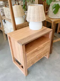 Mesa de luz wels roble australiano - Gramineasdeco