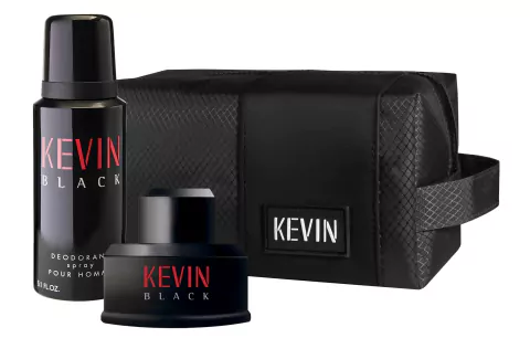 Kevin Black Edt 60ml + Desodorante + Bolso Necessaire
