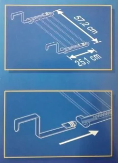 Tendedero Universal Leifheit Para Tender Ropa- Balcon Puerta