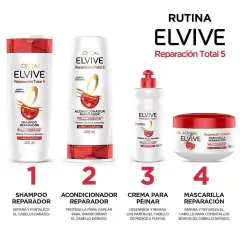 Shampoo Y Acondicionador 400ml Elvive Reparacion Total 5 - tienda online