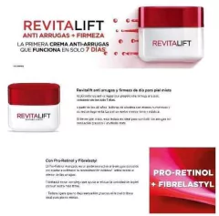 Crema Antiarrugas + Firmeza Loreal Revitalift Textura Ligera en internet