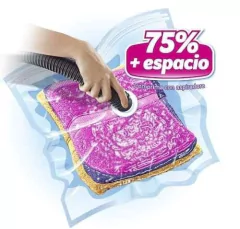 Bolsa Hermética Ahorra Espacio Bolzip Compressor Grande - Tienda Ramona