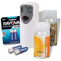 Aromatizador Digital + 2 Fragancias Make Fresh + 4 Pilas