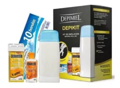 Kit De Depilacion Depimiel Depikit Sistema Roll On Completo