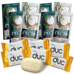 Combo Hotel 96 Jabones 15g + 96 Shampoo + 96 Enjuague Sachet