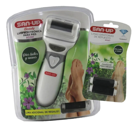 Lima Electrónica Para Pies San Up + Repuestos De Regalo