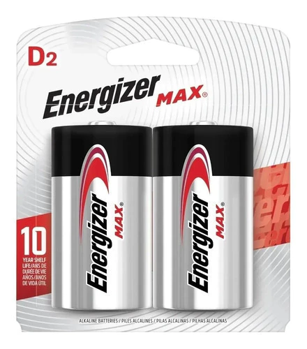 Energizer Max E95 2 X Pila D Grande Pila Alcalina 1.5v
