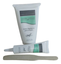 Crema Depilatoria Facial+ Emulsión Postdepilado Andre Latour - Tienda Ramona