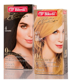 Tintura Coloración Biferdil Biocolor 0% Amoniaco Sin Gluten
