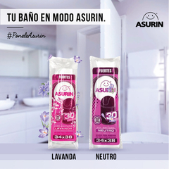Bolsa Residuos Asurin Baño 34x38cm 30un Rollo Lavanda - tienda online