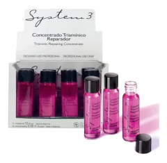 Tratamiento Ampolla Restaurador Triamínico System 3 Pack 12u