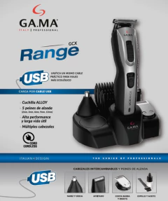 Maquina Cortar Barba Afeitadora Gama Gcx Range Inalambrica en internet