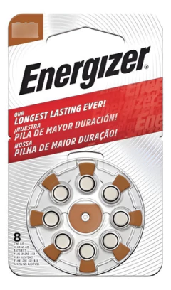 Pilas Para Audífono Energizer Blister 8un Tamaño 312