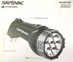 Linterna 7 Led Rayovac Recargable Alcance 48m - comprar online