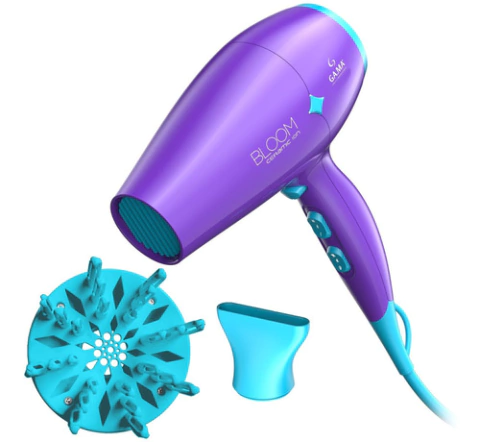 Secador De Pelo Gama Bloom Diamond Ceramic Ion Violeta