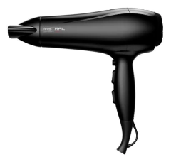 Secador De Pelo Ga.ma Italy Mistral Ceramic Ion Negro 220v