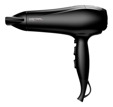 Secador De Pelo Ga.ma Italy Mistral Ceramic Ion Negro 220v